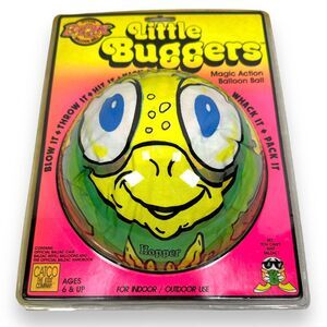 Vintage Balzac Little Buggers Hopper Magic Action Balloon Ball 1991 Catco New